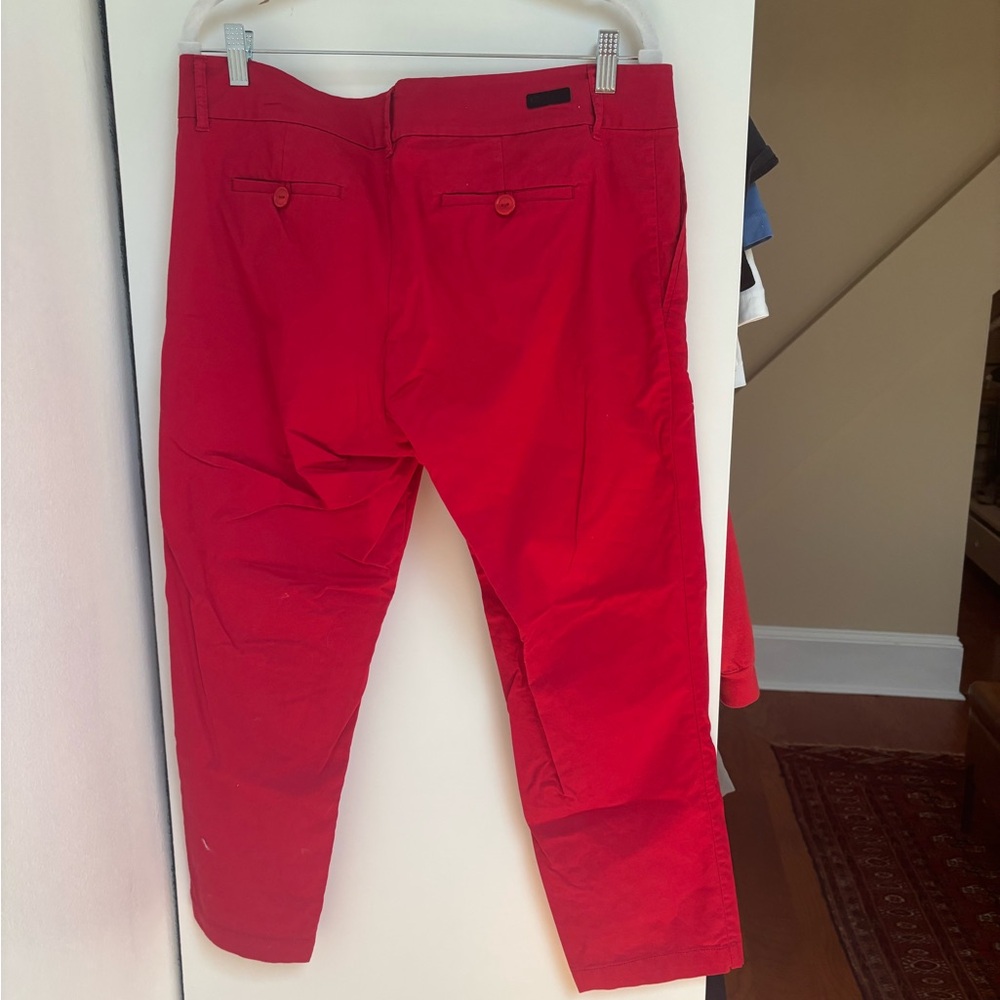 Kut from the Kloth Red Cropped Pants - Picture 6 of 9